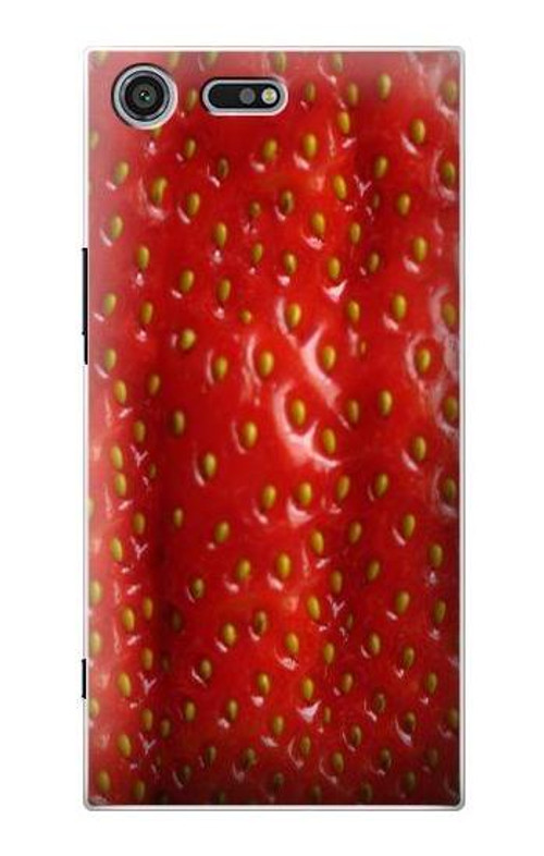 S2225 Strawberry Case Cover Custodia per Sony Xperia XZ Premium