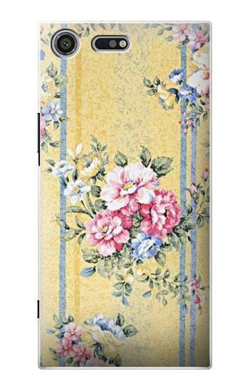 S2229 Vintage Flowers Case Cover Custodia per Sony Xperia XZ Premium