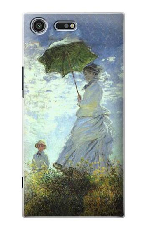 S2415 Claude Monet Woman with a Parasol Case Cover Custodia per Sony Xperia XZ Premium