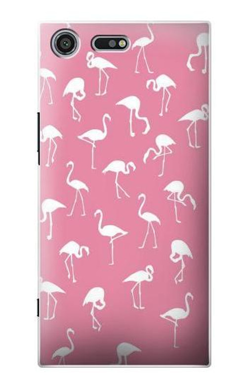 S2858 Pink Flamingo Pattern Case Cover Custodia per Sony Xperia XZ Premium