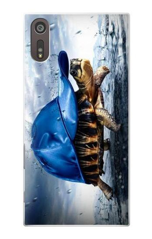 S0084 Turtle in the Rain Case Cover Custodia per Sony Xperia XZ