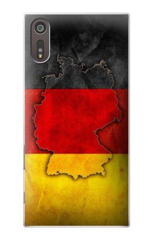 S2935 Germany Flag Map Case Cover Custodia per Sony Xperia XZ