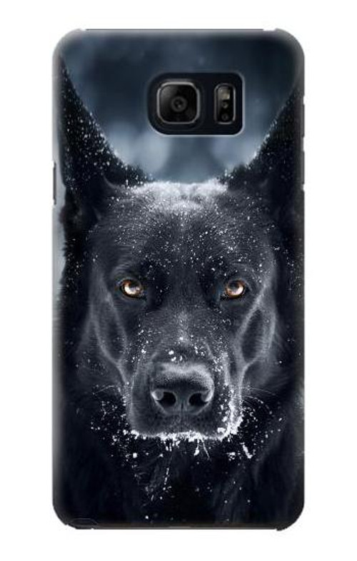 S3168 German Shepherd Black Dog Case Cover Custodia per Samsung Galaxy S6 Edge Plus