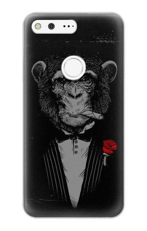 S3167 Funny Monkey God Father Case Cover Custodia per Google Pixel XL