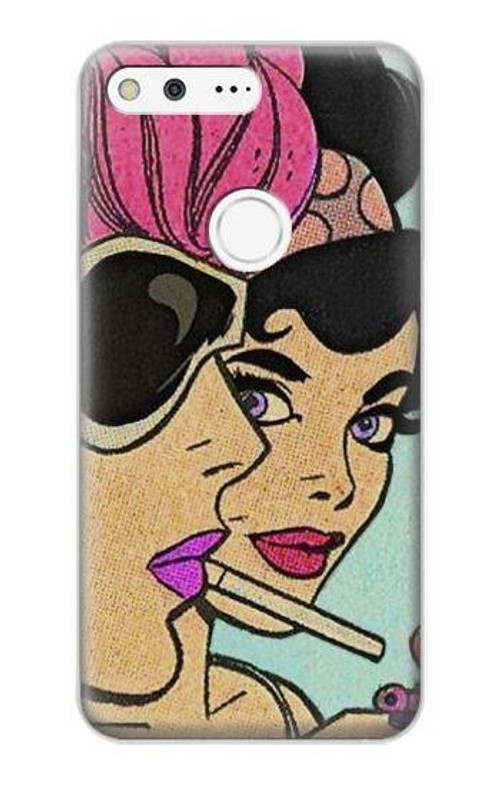 S3171 Girls Pop Art Case Cover Custodia per Google Pixel XL