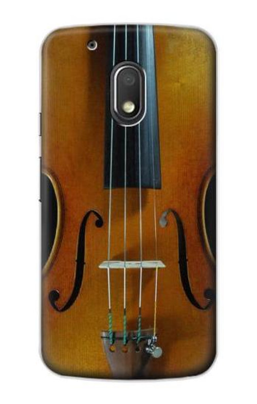 S3234 Violin Case Cover Custodia per Motorola Moto G4 Play