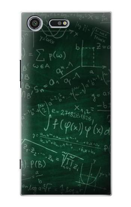 S3190 Math Formula Greenboard Case Cover Custodia per Sony Xperia XZ Premium