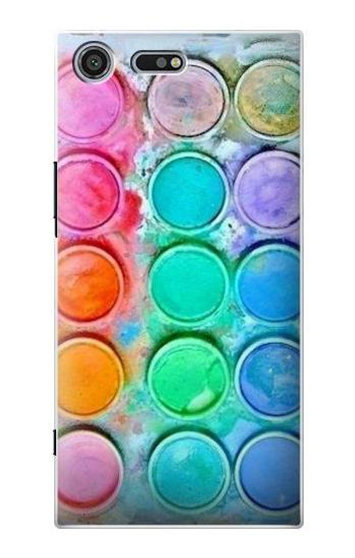 S3235 Watercolor Mixing Case Cover Custodia per Sony Xperia XZ Premium