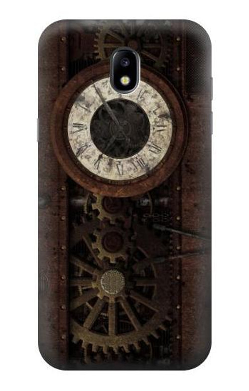 S3221 Steampunk Clock Gears Case Cover Custodia per Samsung Galaxy J5 (2017) EU Version