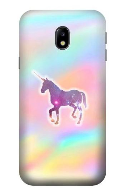 S3203 Rainbow Unicorn Case Cover Custodia per Samsung Galaxy J3 (2017) EU Version
