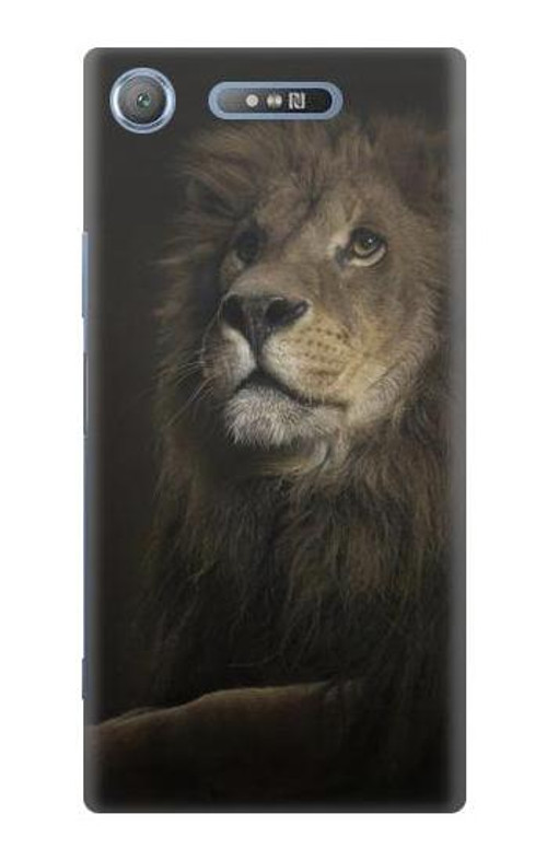 S0472 Lion Case Cover Custodia per Sony Xperia XZ1