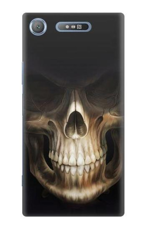 S1107 Skull Face Grim Reaper Case Cover Custodia per Sony Xperia XZ1