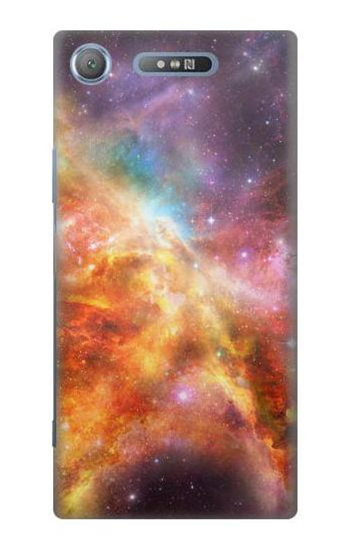 S1963 Nebula Rainbow Space Case Cover Custodia per Sony Xperia XZ1