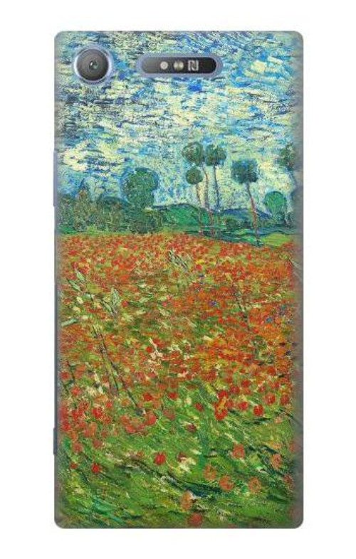 S2681 Field Of Poppies Vincent Van Gogh Case Cover Custodia per Sony Xperia XZ1