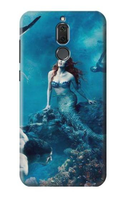 S0899 Mermaid Case Cover Custodia per Huawei Mate 10 Lite