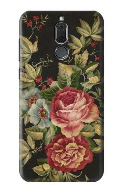 S3013 Vintage Antique Roses Case Cover Custodia per Huawei Mate 10 Lite