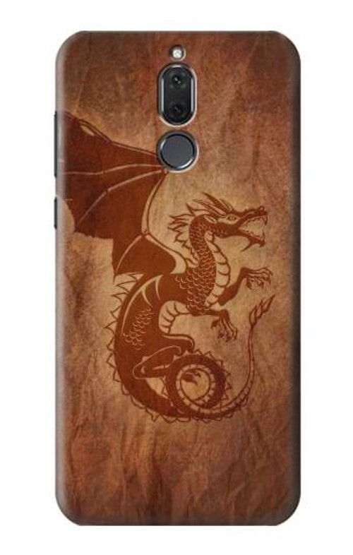 S3086 Red Dragon Tattoo Case Cover Custodia per Huawei Mate 10 Lite