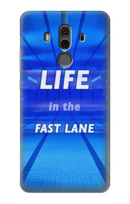 S3136 Life in the Fast Lane Swimming Pool Case Cover Custodia per Huawei Mate 10 Pro, Porsche Design