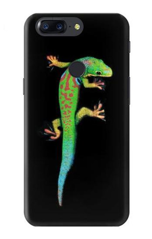 S0125 Green Madagascan Gecko Case Cover Custodia per OnePlus 5T