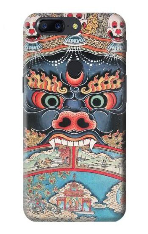S0572 Tibet Art Case Cover Custodia per OnePlus 5T