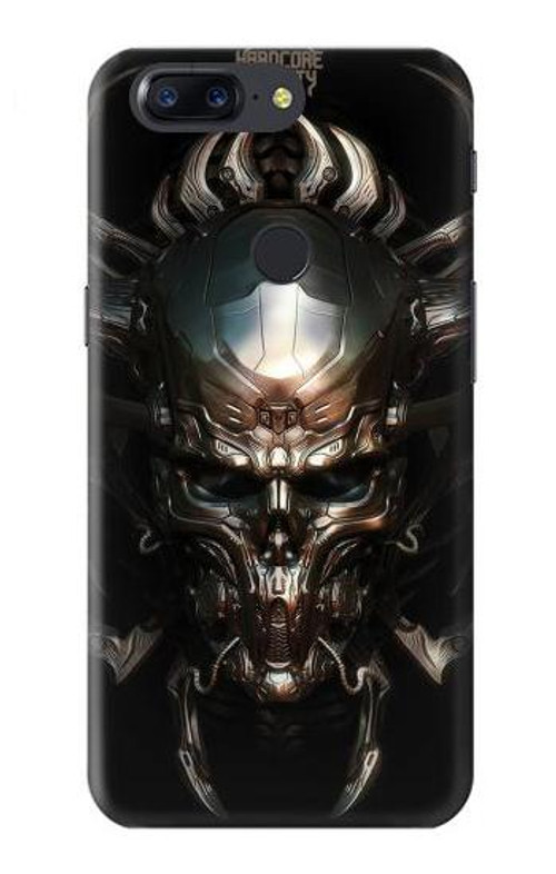 S1027 Hardcore Metal Skull Case Cover Custodia per OnePlus 5T