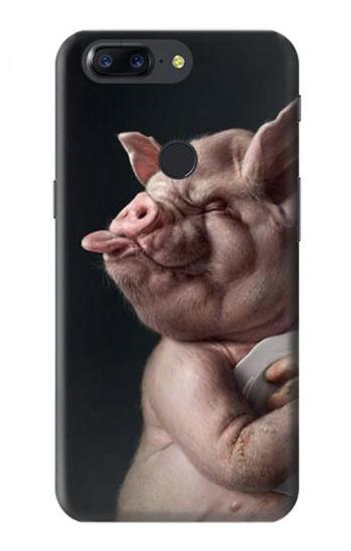 S1273 Crazy Pig Case Cover Custodia per OnePlus 5T