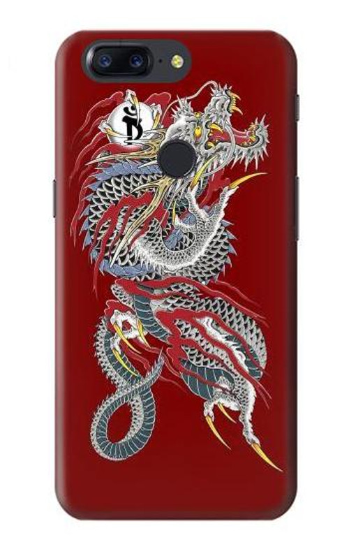 S2104 Yakuza Dragon Tattoo Case Cover Custodia per OnePlus 5T