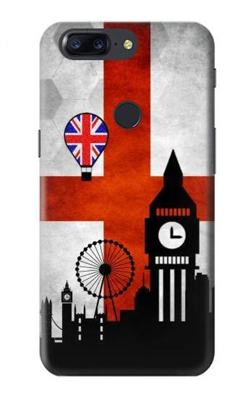 S2979 England Football Soccer Euro 2016 Case Cover Custodia per OnePlus 5T