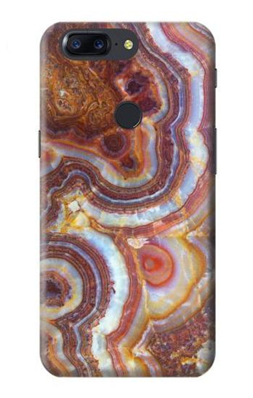 S3034 Colored Marble Texture Printed Case Cover Custodia per OnePlus 5T