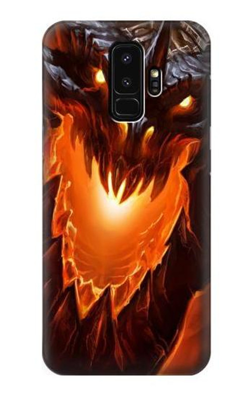S0414 Fire Dragon Case Cover Custodia per Samsung Galaxy S9 Plus