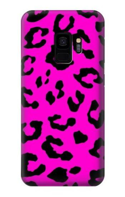 S1850 Pink Leopard Pattern Case Cover Custodia per Samsung Galaxy S9