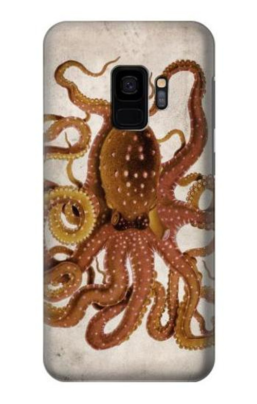 S2801 Vintage Octopus Case Cover Custodia per Samsung Galaxy S9