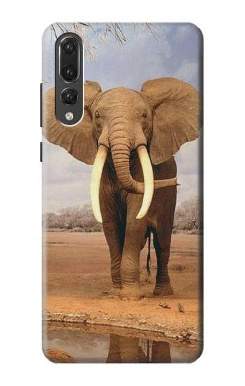 S0310 African Elephant Case Cover Custodia per Huawei P20 Pro