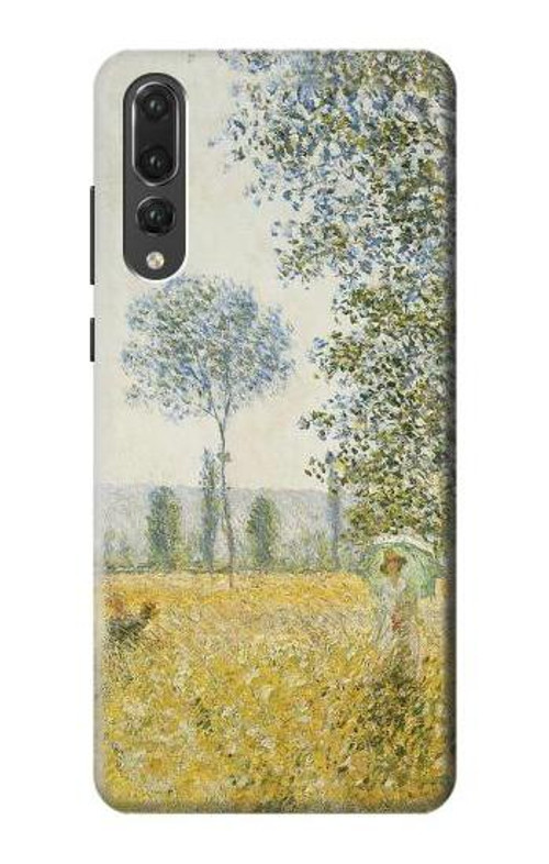 S2682 Claude Monet Fields In Spring Case Cover Custodia per Huawei P20 Pro