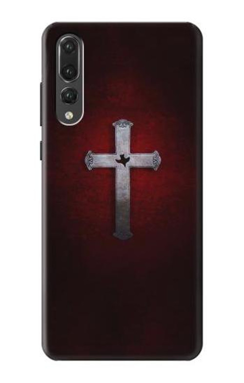 S3160 Christian Cross Case Cover Custodia per Huawei P20 Pro