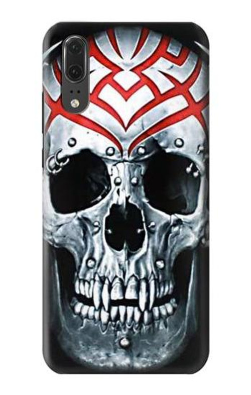 S0223 Vampire Skull Tattoo Case Cover Custodia per Huawei P20