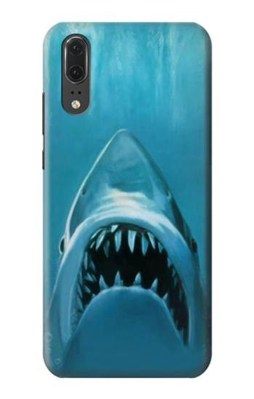 S0830 White Shark Case Cover Custodia per Huawei P20