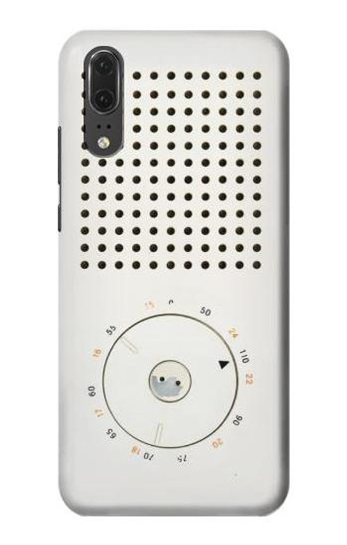 S1857 Retro Transistor Radio Case Cover Custodia per Huawei P20