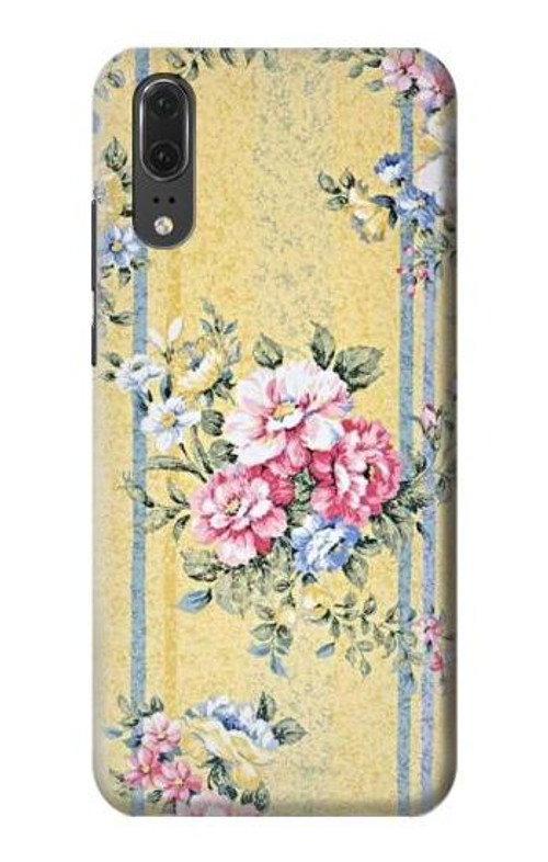 S2229 Vintage Flowers Case Cover Custodia per Huawei P20