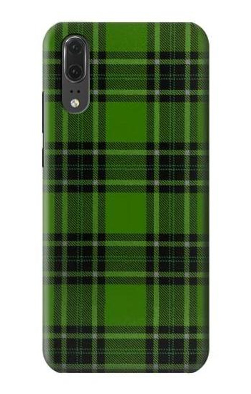 S2373 Tartan Green Pattern Case Cover Custodia per Huawei P20