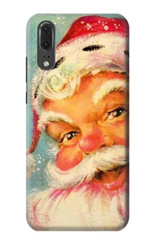 S2840 Christmas Vintage Santa Case Cover Custodia per Huawei P20