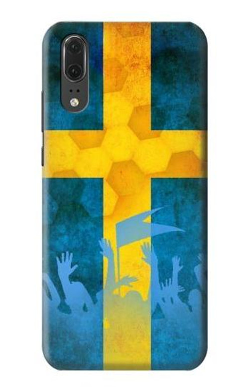 S2990 Sweden Football Soccer Euro 2016 Case Cover Custodia per Huawei P20