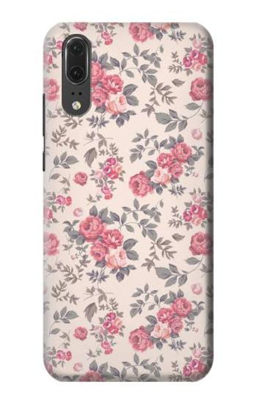 S3095 Vintage Rose Pattern Case Cover Custodia per Huawei P20