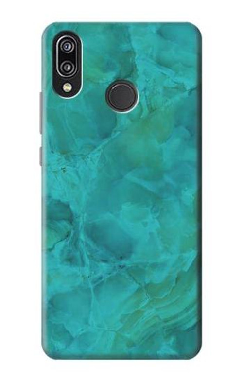 S3147 Aqua Marble Stone Case Cover Custodia per Huawei P20 Lite