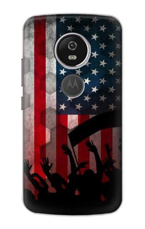 S2989 USA America Soccer Copa 2016 Case Cover Custodia per Motorola Moto E5 Plus