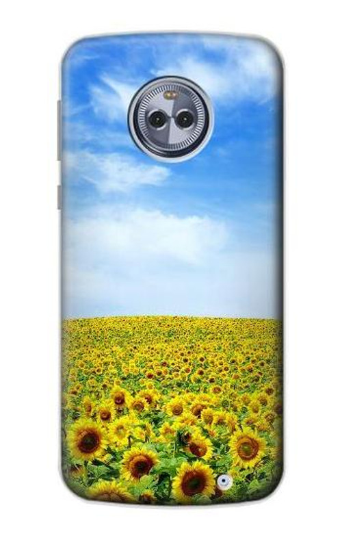 S0232 Sunflower Case Cover Custodia per Motorola Moto X4