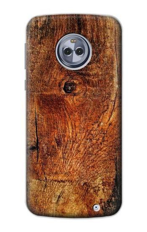 S1140 Wood Skin Graphic Case Cover Custodia per Motorola Moto X4
