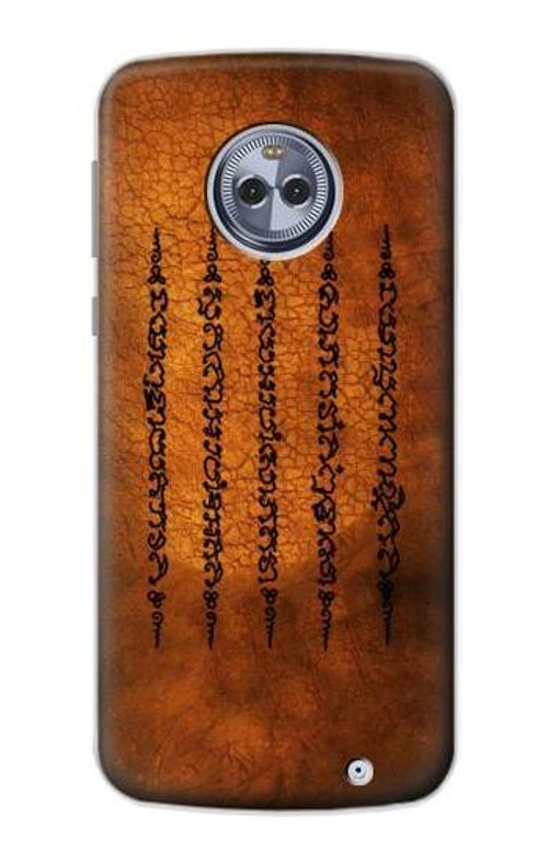 S2251 Five Rows Success And Good Luck Tattoo Case Cover Custodia per Motorola Moto X4