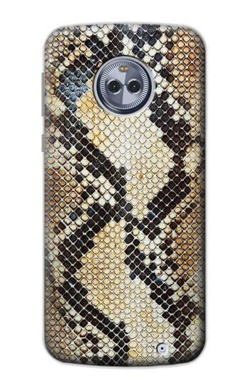 S2703 Snake Skin Texture Graphic Printed Case Cover Custodia per Motorola Moto X4