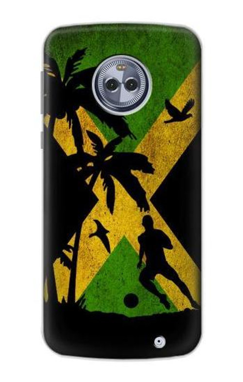 S2975 Jamaica Football Soccer Copa 2016 Case Cover Custodia per Motorola Moto X4
